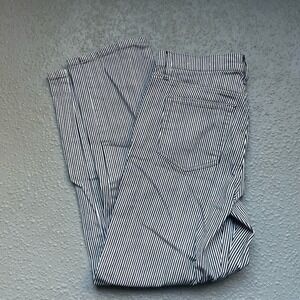 Loft Striped High Waist Casual Pants Career Everyday‎ Wear Size 26